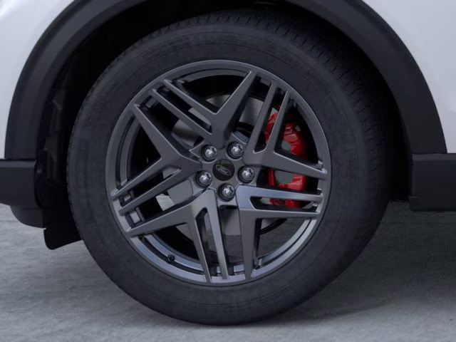 2026 Star White Metallic Tri-Coat Ford Explorer ST-Line RWD SUV