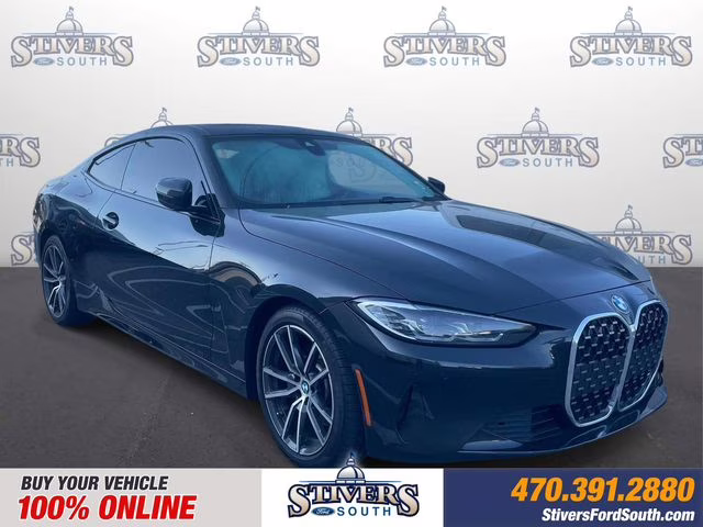 2022 Black Sapphire Metallic BMW 4 Series 430i RWD Coupe