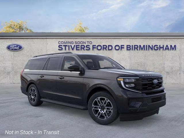 2026 Agate Black Metallic Ford Expedition Max Active 4X4 SUV