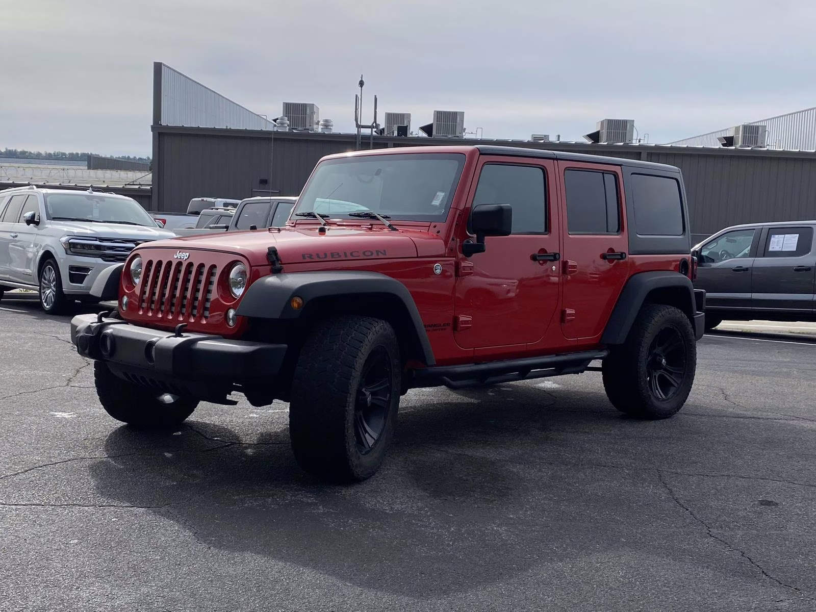 2015 Firecracker Red Clear Coat Jeep Wrangler Unlimited Rubicon 4X4 SUV