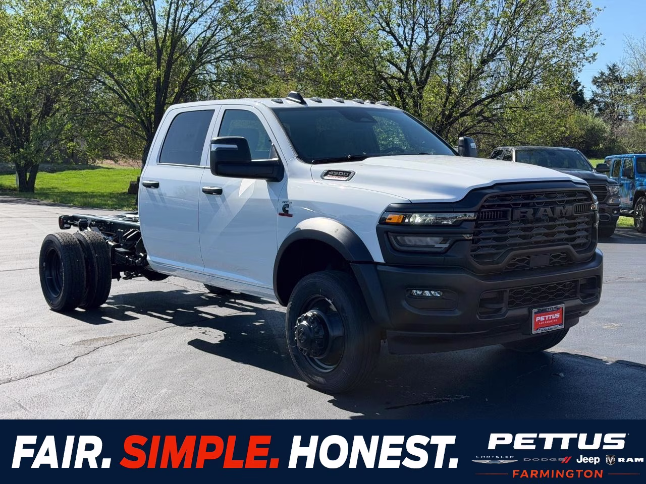 2026 Bright White Clearcoat Ram 5500HD Tradesman 4X4 Truck