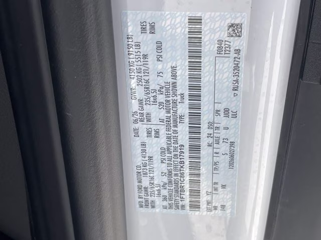2026 Oxford White Ford Transit Cargo Van Base RWD Van