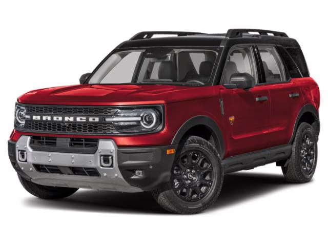 2026 Ruby Red Metallic Tinted Clearcoat Ford Bronco Sport Badlands 4X4 SUV
