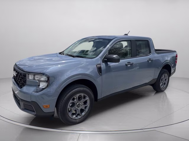 2026 Azure Gray Metallic Tri-Coat Ford Maverick XLT FWD Truck