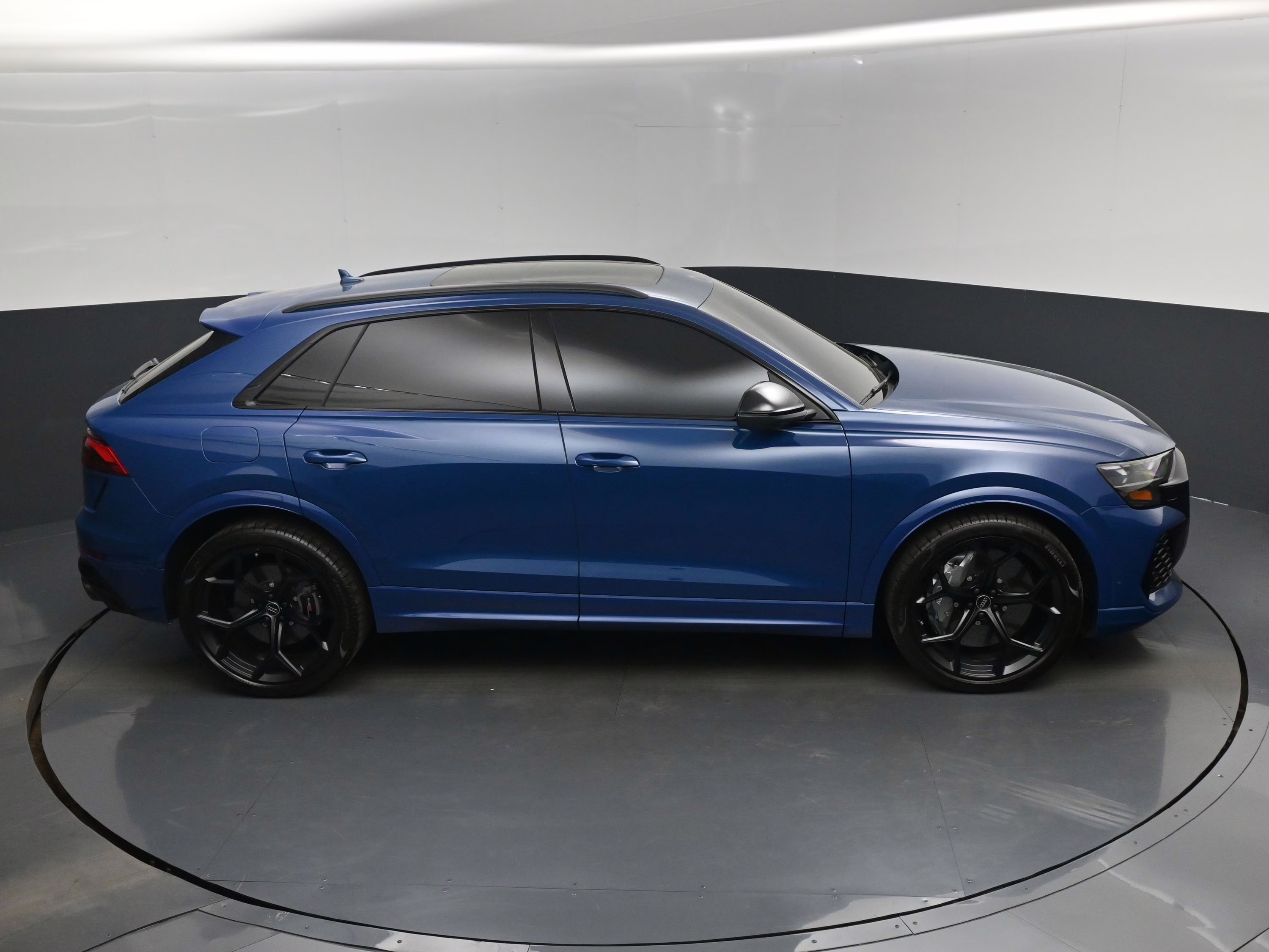 2025 Ascari Blue Metallic Audi RS Q8 performance 4.0T AWD SUV