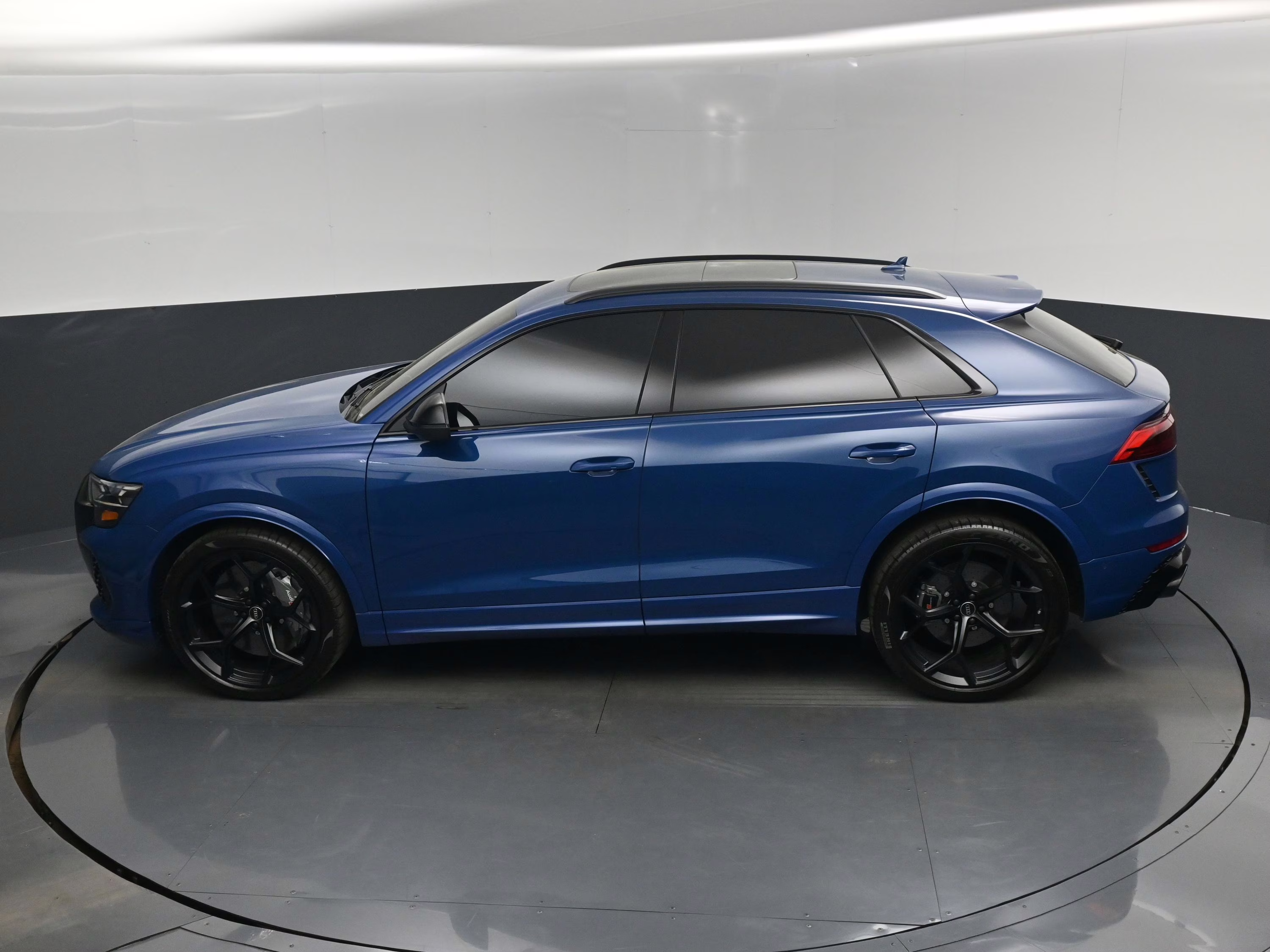 2025 Ascari Blue Metallic Audi RS Q8 performance 4.0T AWD SUV