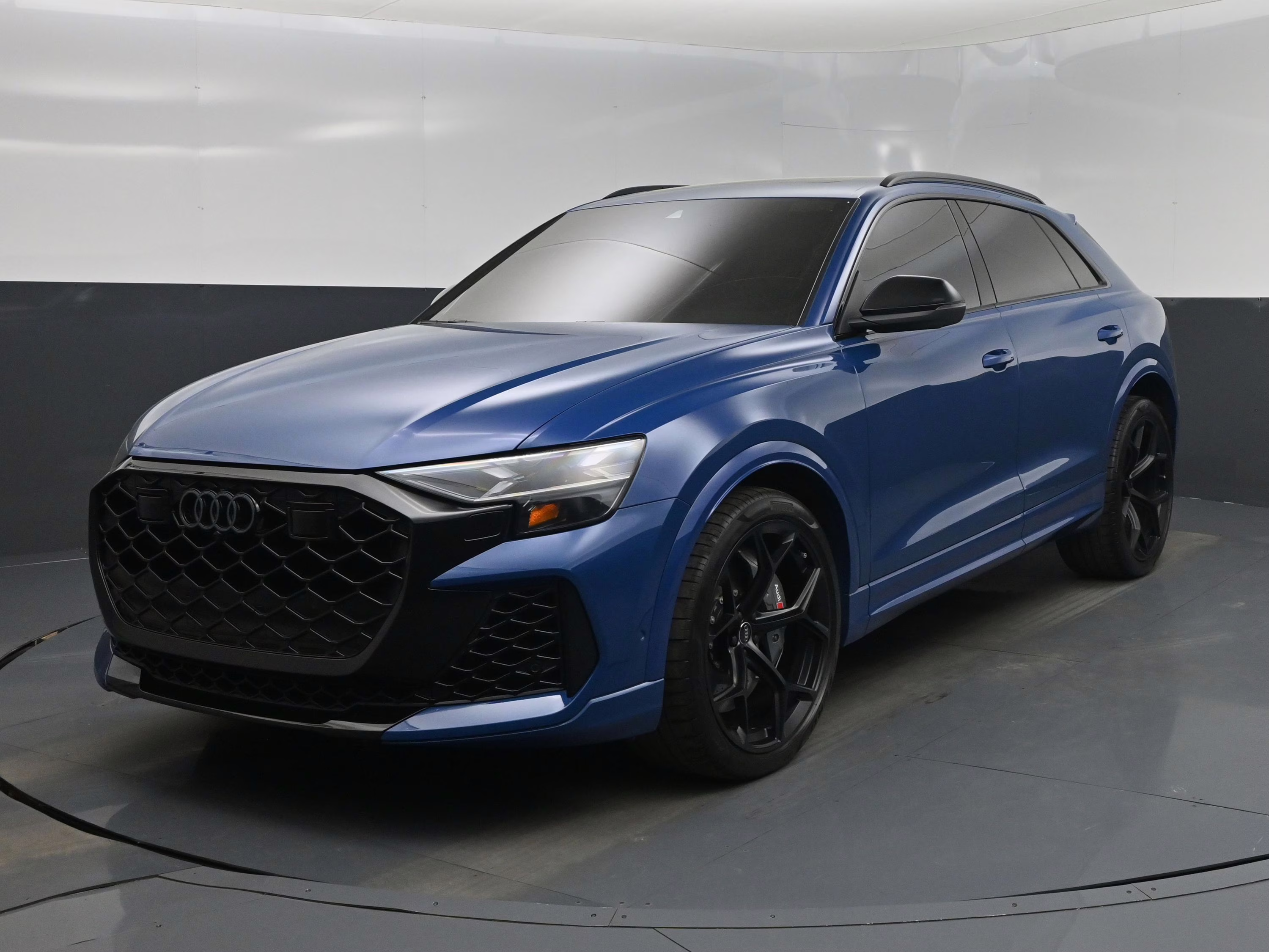 2025 Ascari Blue Metallic Audi RS Q8 performance 4.0T AWD SUV
