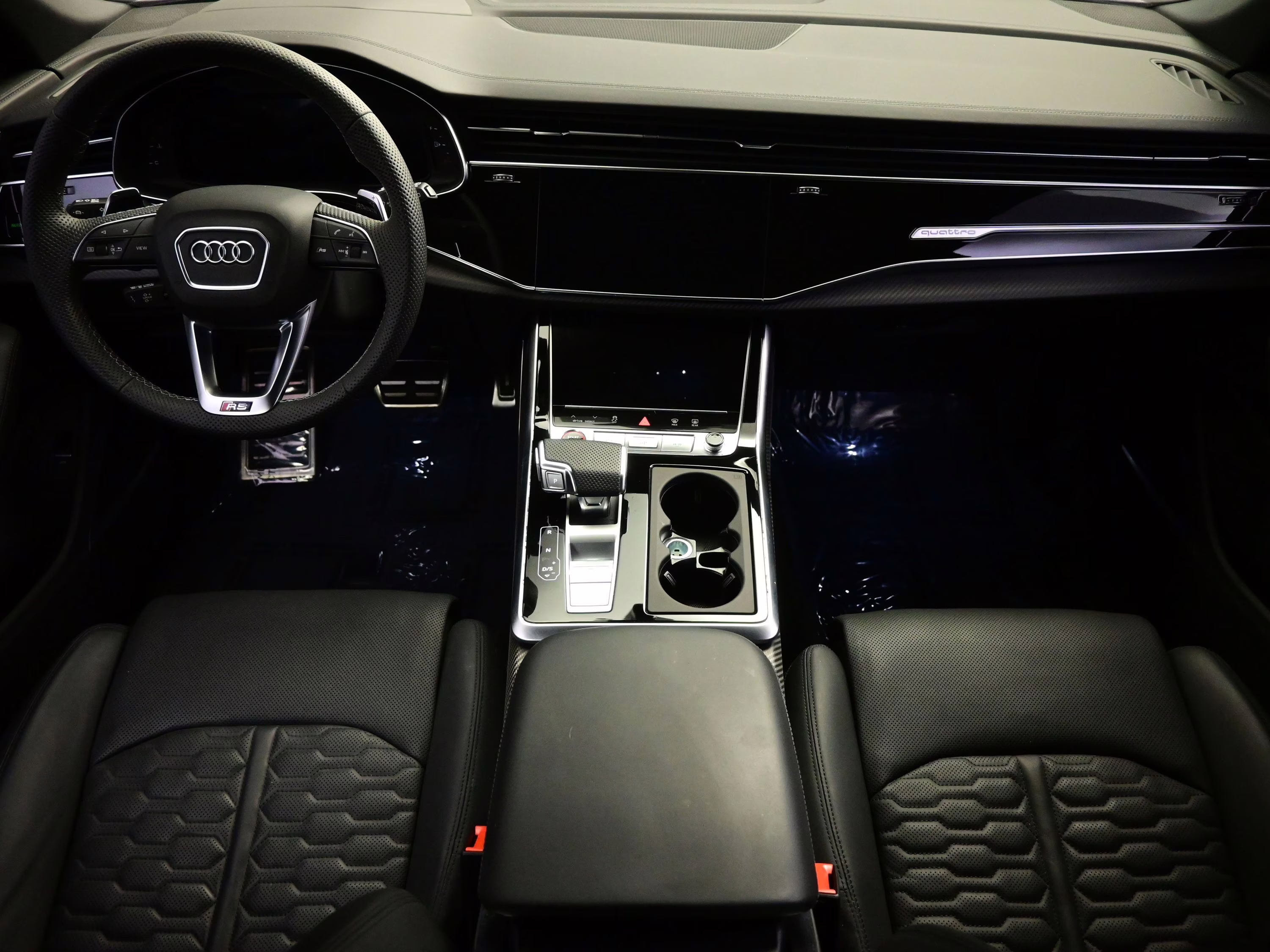 2025 Ascari Blue Metallic Audi RS Q8 performance 4.0T AWD SUV