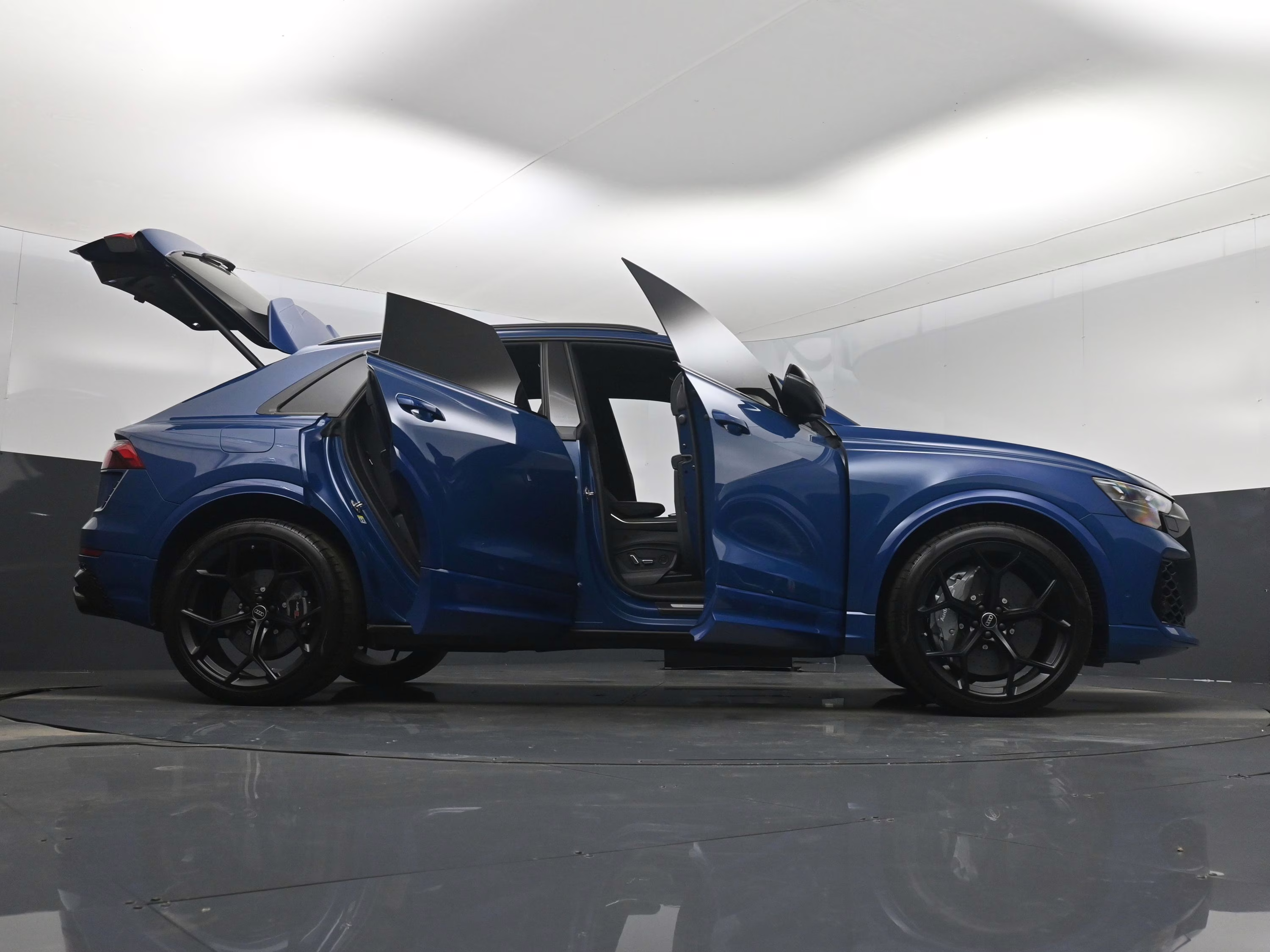 2025 Ascari Blue Metallic Audi RS Q8 performance 4.0T AWD SUV