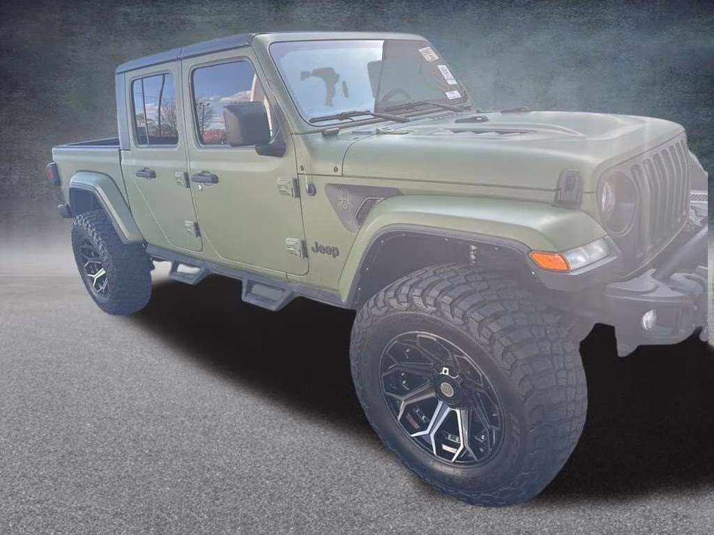 2021 Sarge Green Clearcoat Jeep Gladiator BLACK WIDOW 4X4 Truck