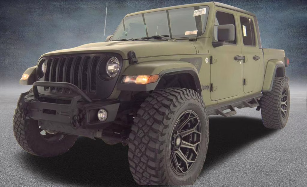 2021 Sarge Green Clearcoat Jeep Gladiator BLACK WIDOW 4X4 Truck
