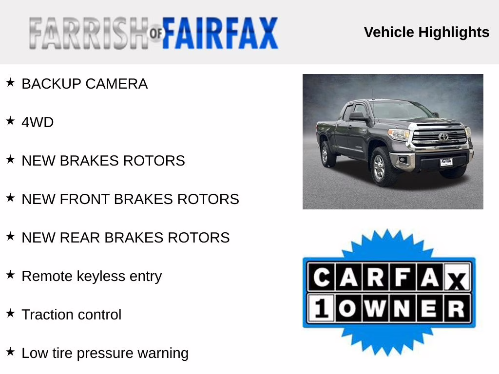 2017 Magnetic Gray Metallic Toyota Tundra SR5 4X4 Truck