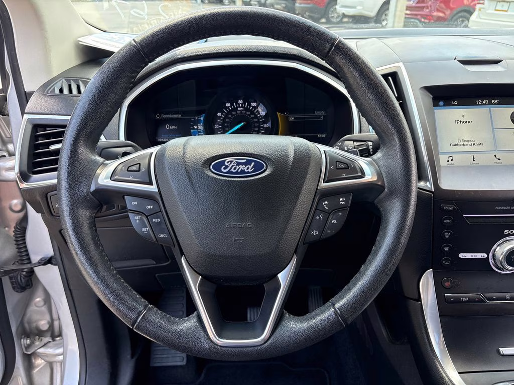 2018 Ingot Silver Ford Edge Titanium FWD SUV