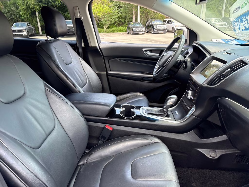 2018 Ingot Silver Ford Edge Titanium FWD SUV