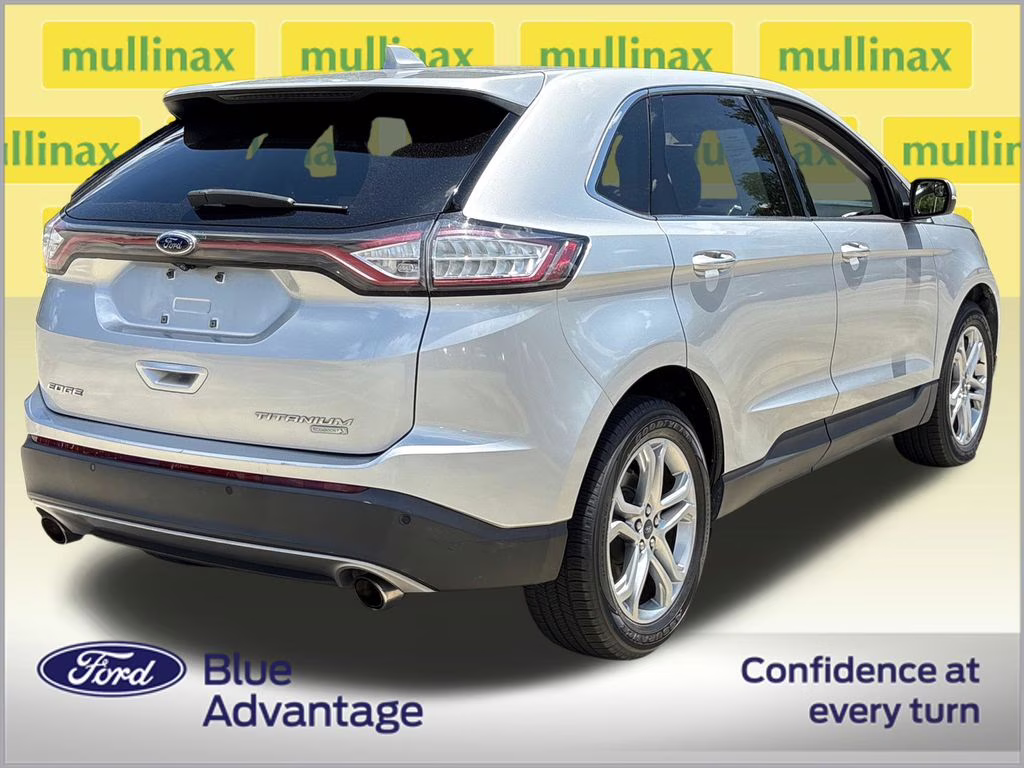 2018 Ingot Silver Ford Edge Titanium FWD SUV