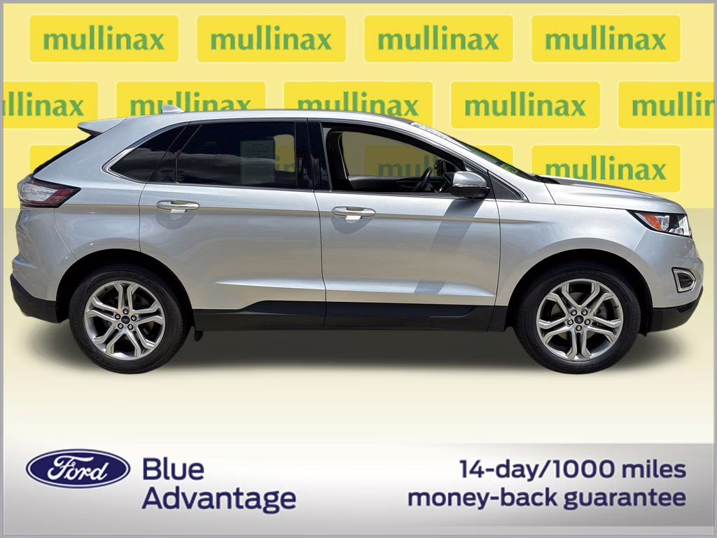 2018 Ingot Silver Ford Edge Titanium FWD SUV