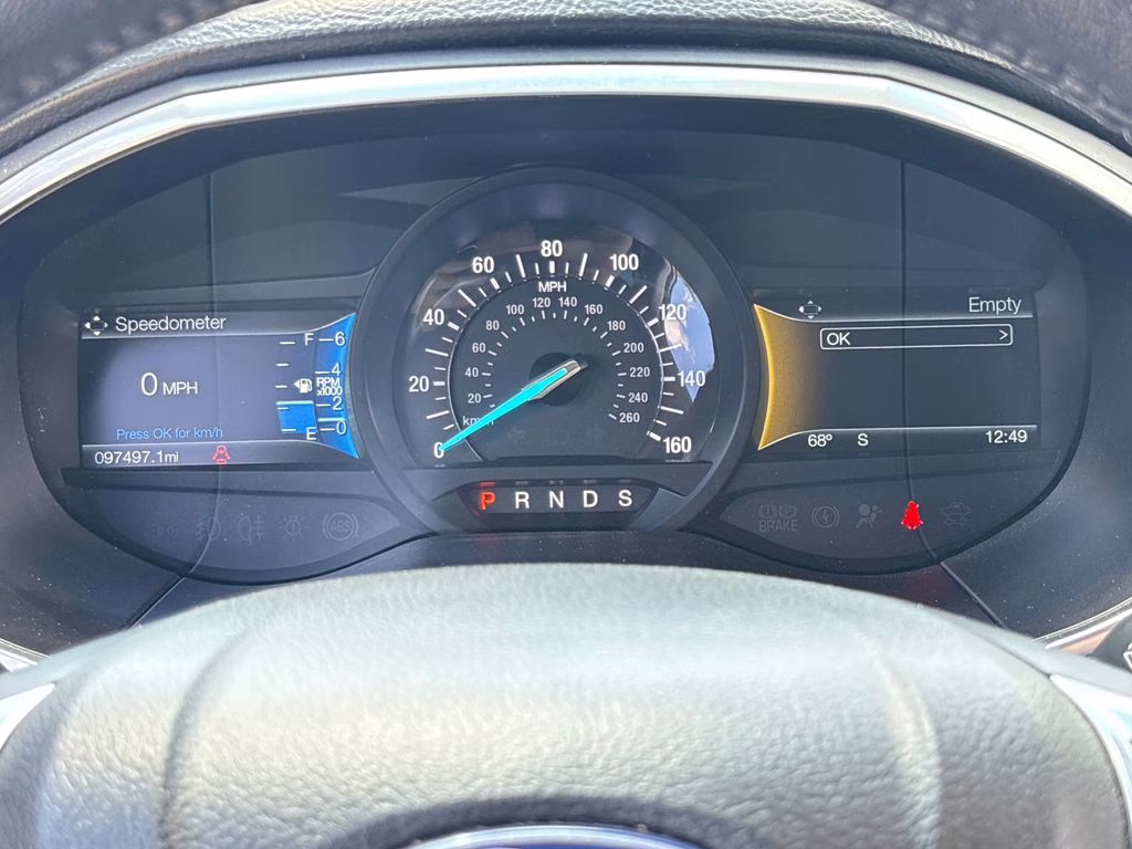 2018 Ingot Silver Ford Edge Titanium FWD SUV