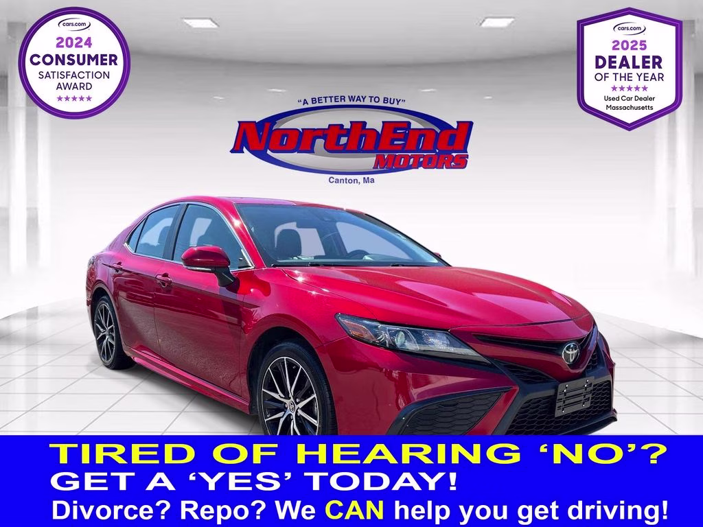 2024 Red Toyota Camry SE FWD Sedan