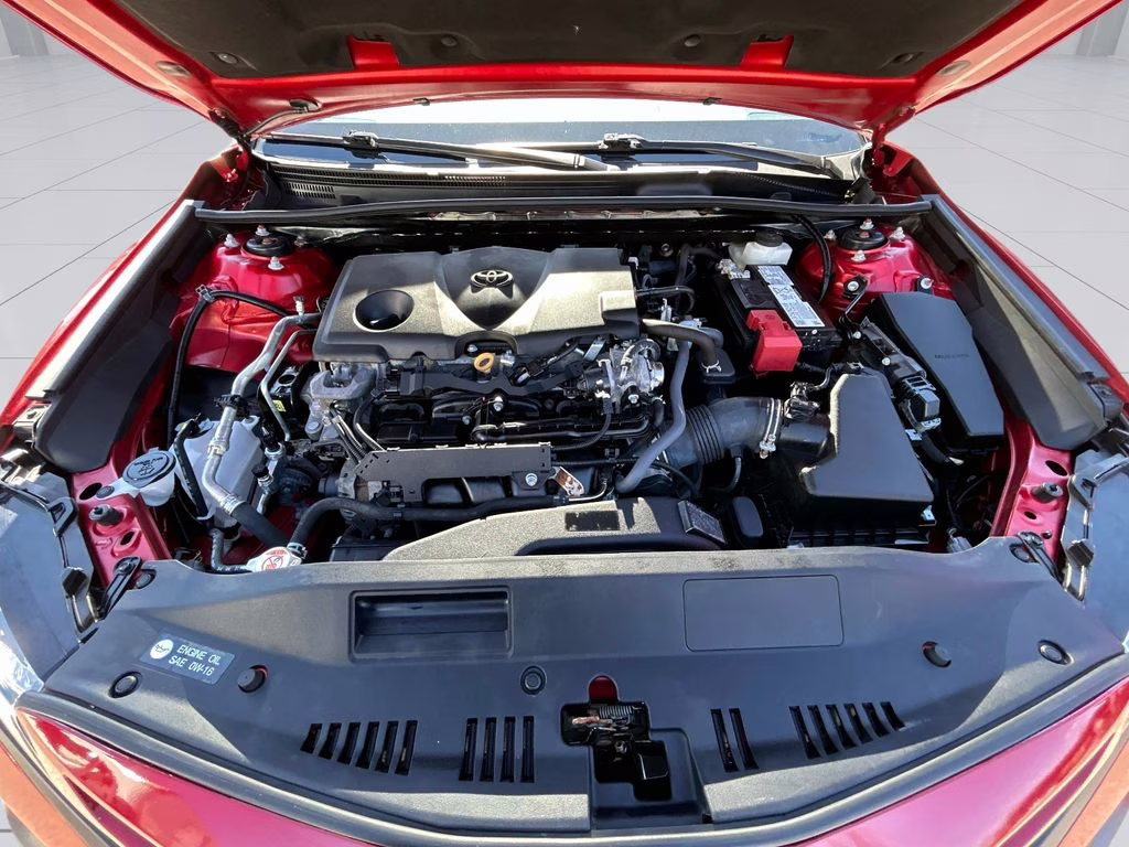 2024 Red Toyota Camry SE FWD Sedan