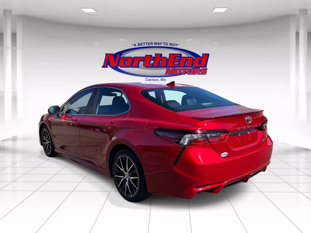 2024 Red Toyota Camry SE FWD Sedan