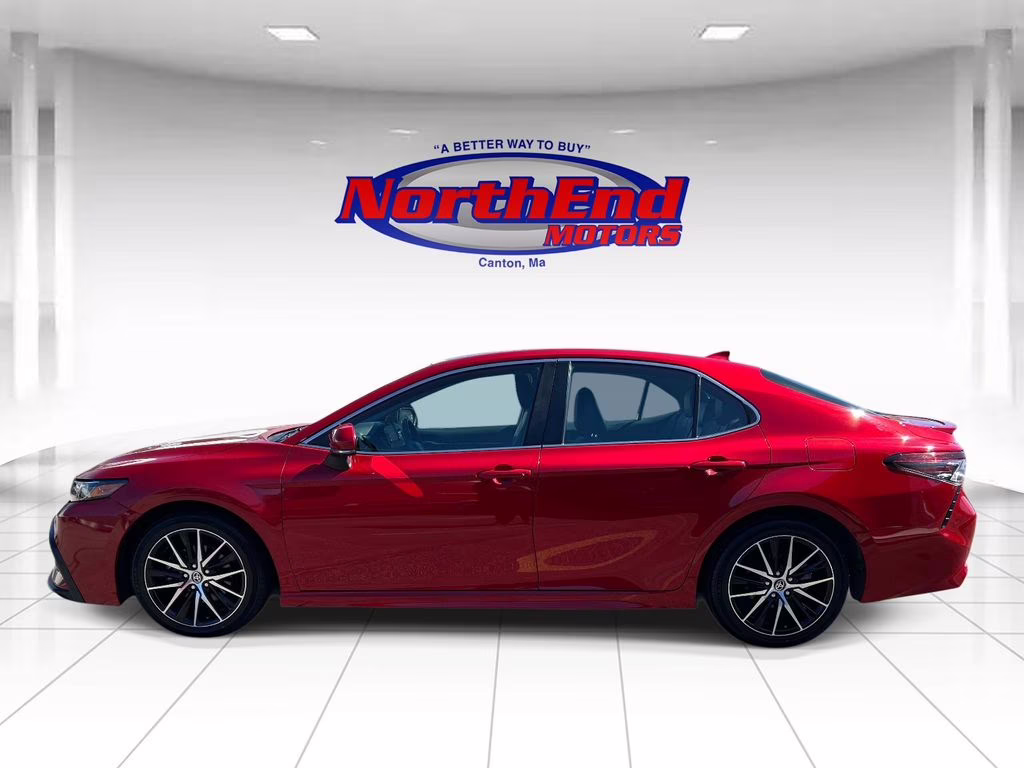 2024 Red Toyota Camry SE FWD Sedan