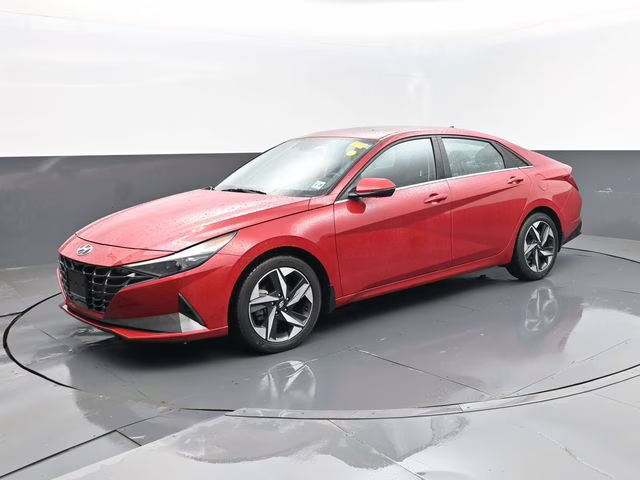 2023 Scarlet Red Pearl Hyundai Elantra Limited FWD Sedan