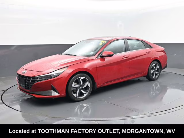 2023 Scarlet Red Pearl Hyundai Elantra Limited FWD Sedan