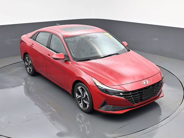2023 Scarlet Red Pearl Hyundai Elantra Limited FWD Sedan