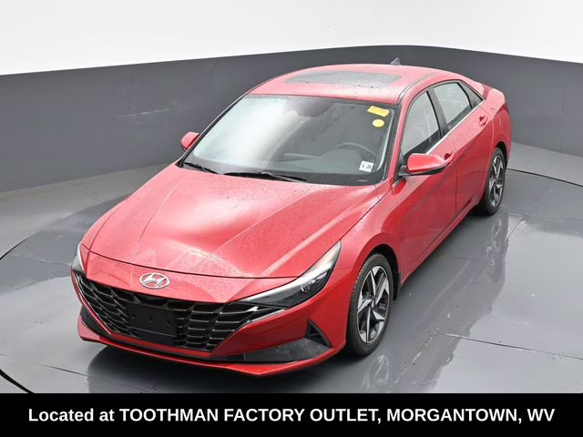 2023 Scarlet Red Pearl Hyundai Elantra Limited FWD Sedan