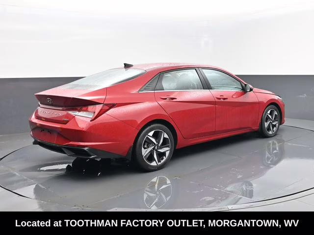 2023 Scarlet Red Pearl Hyundai Elantra Limited FWD Sedan