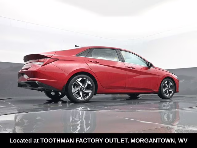 2023 Scarlet Red Pearl Hyundai Elantra Limited FWD Sedan