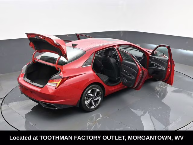 2023 Scarlet Red Pearl Hyundai Elantra Limited FWD Sedan