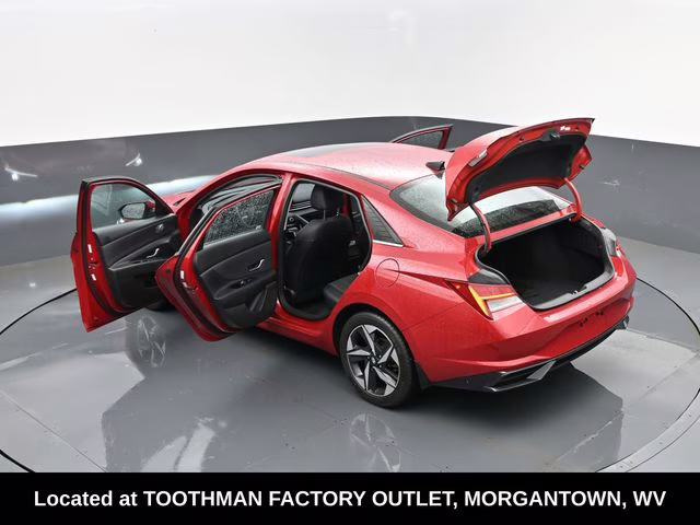 2023 Scarlet Red Pearl Hyundai Elantra Limited FWD Sedan