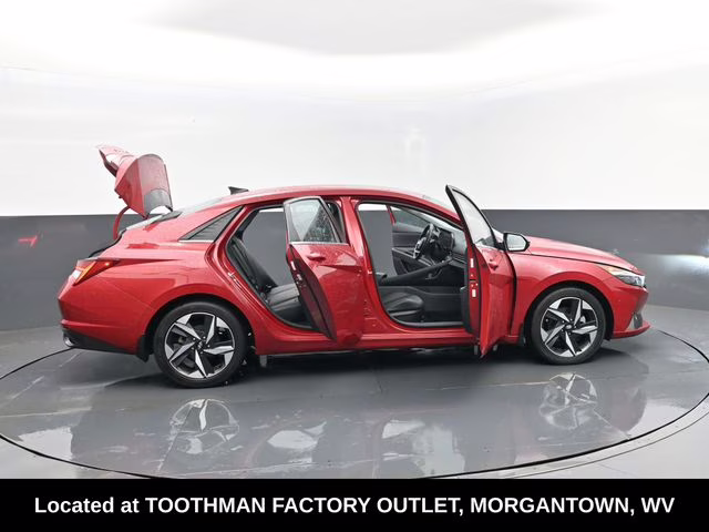 2023 Scarlet Red Pearl Hyundai Elantra Limited FWD Sedan