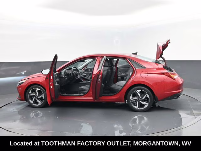 2023 Scarlet Red Pearl Hyundai Elantra Limited FWD Sedan
