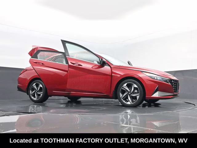 2023 Scarlet Red Pearl Hyundai Elantra Limited FWD Sedan
