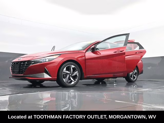 2023 Scarlet Red Pearl Hyundai Elantra Limited FWD Sedan