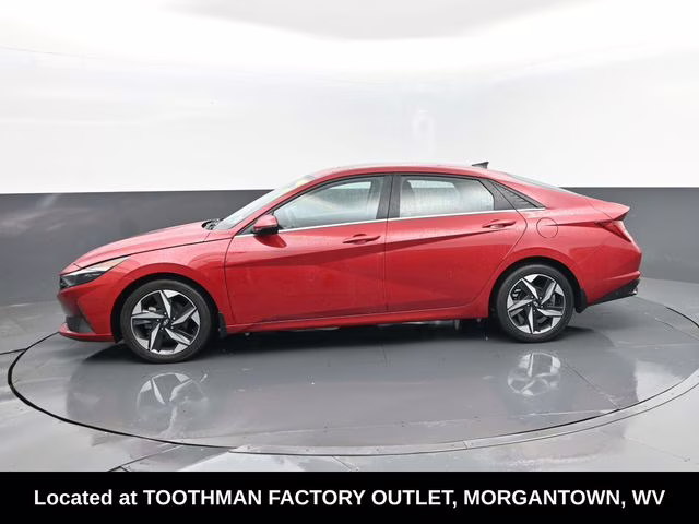 2023 Scarlet Red Pearl Hyundai Elantra Limited FWD Sedan