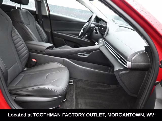 2023 Scarlet Red Pearl Hyundai Elantra Limited FWD Sedan