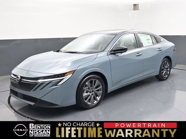 2026 Atlantic Gray Metallic Nissan Sentra SL FWD Sedan