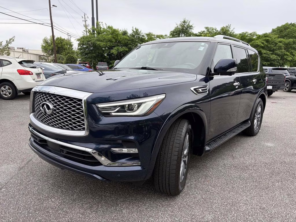 2024 Hermosa Blue INFINITI QX80 LUXE RWD SUV