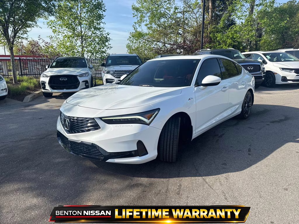 2024 Platinum White Pearl Acura Integra A-Spec Package FWD Hatchback