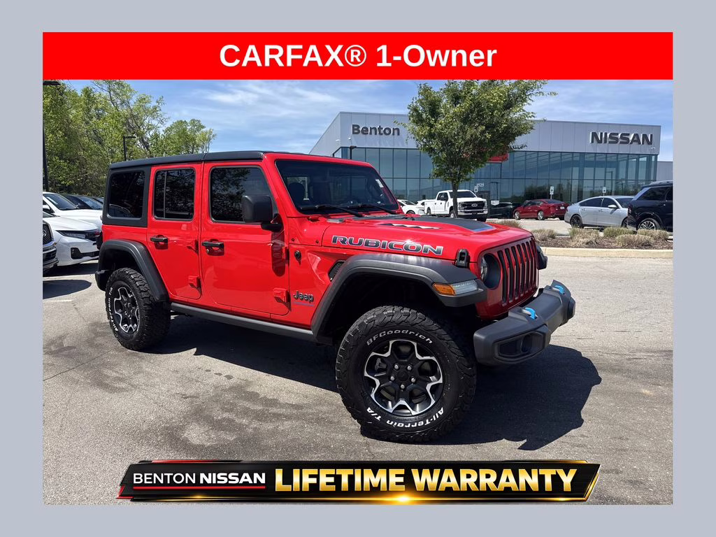 2023 Firecracker Red Clearcoat Jeep Wrangler Rubicon 4xe 4X4 SUV