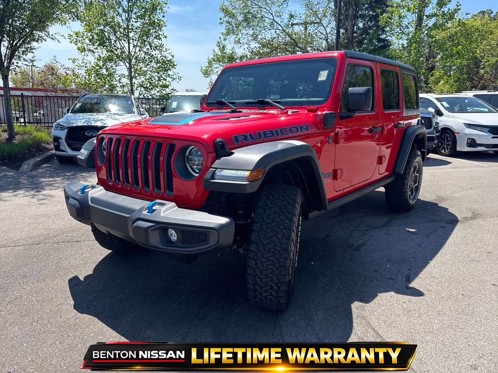 2023 Firecracker Red Clearcoat Jeep Wrangler Rubicon 4xe 4X4 SUV