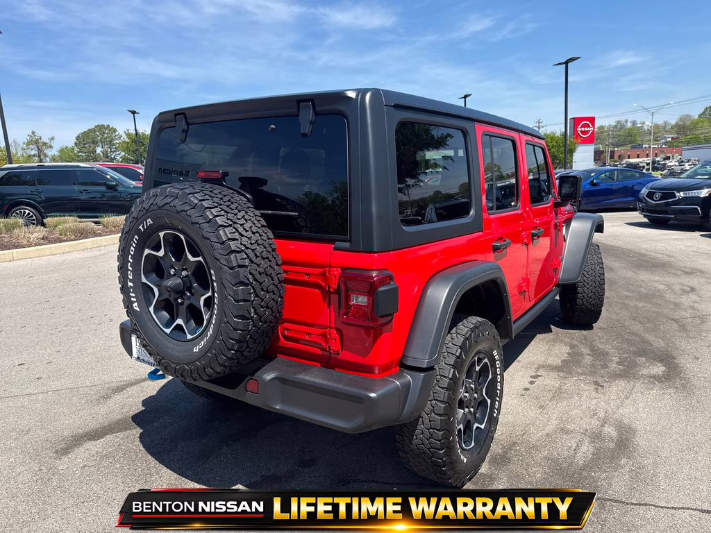 2023 Firecracker Red Clearcoat Jeep Wrangler Rubicon 4xe 4X4 SUV