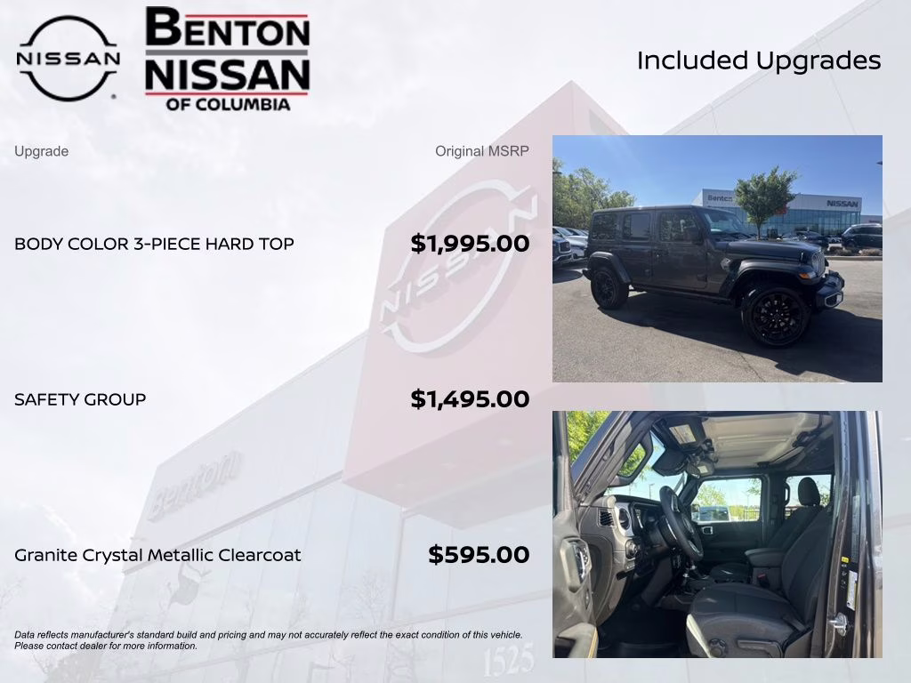 2025 Granite Crystal Metallic Clearcoat Jeep Wrangler Sahara 4xe 4X4 SUV