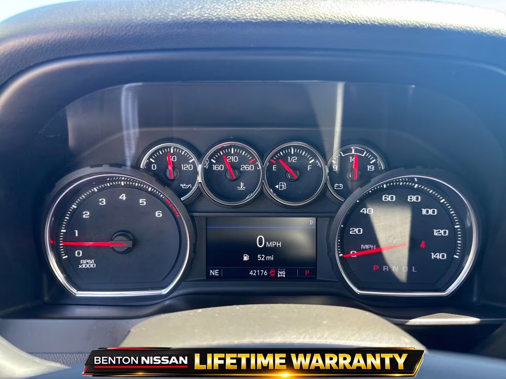 2021 Black Chevrolet Silverado 1500 LT Trail Boss 4X4 Truck