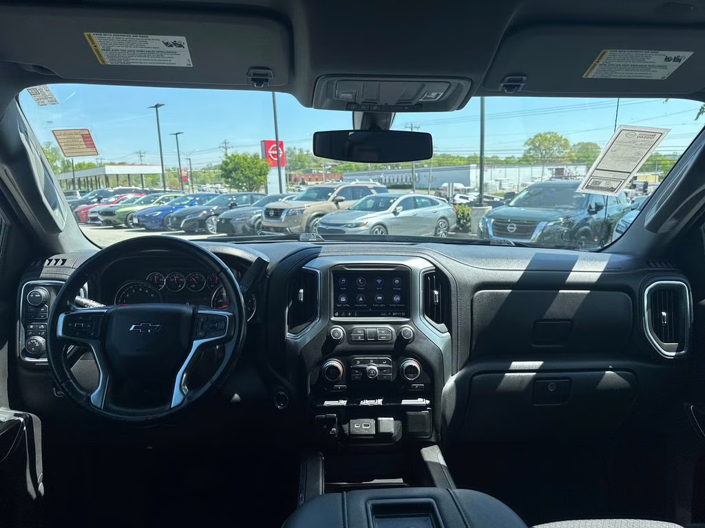 2021 Black Chevrolet Silverado 1500 LT Trail Boss 4X4 Truck