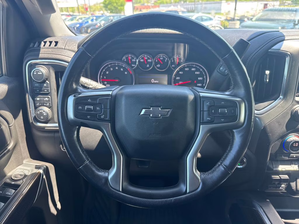 2021 Black Chevrolet Silverado 1500 LT Trail Boss 4X4 Truck