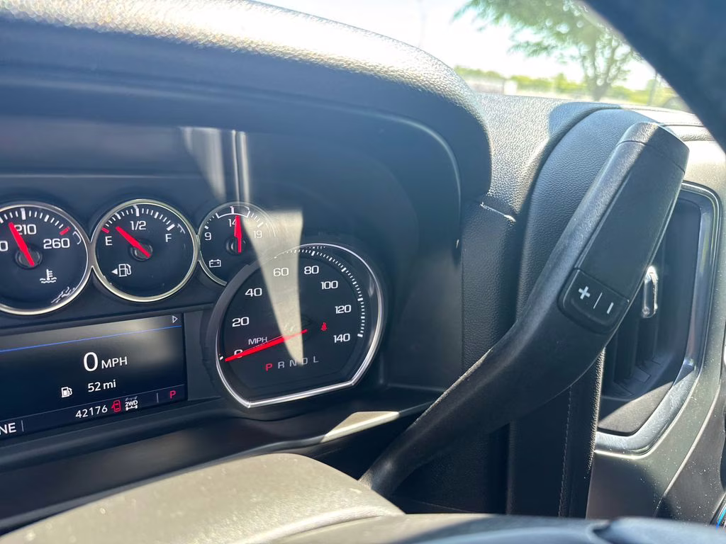 2021 Black Chevrolet Silverado 1500 LT Trail Boss 4X4 Truck